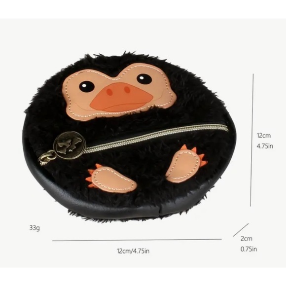 Niffler Coin Purse Harry Potter Fantastic Beasts Newt Scamander Wizard Hogwarts - Picture 6 of 6